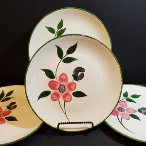 Blue Ridge Southern Potteries Pinkie Pattern Dinner Lunch Plates